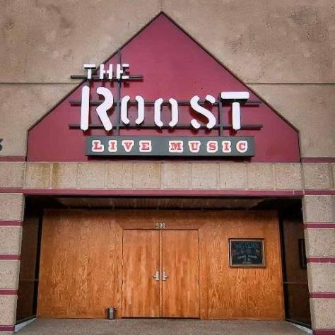 The Roost's front doors
